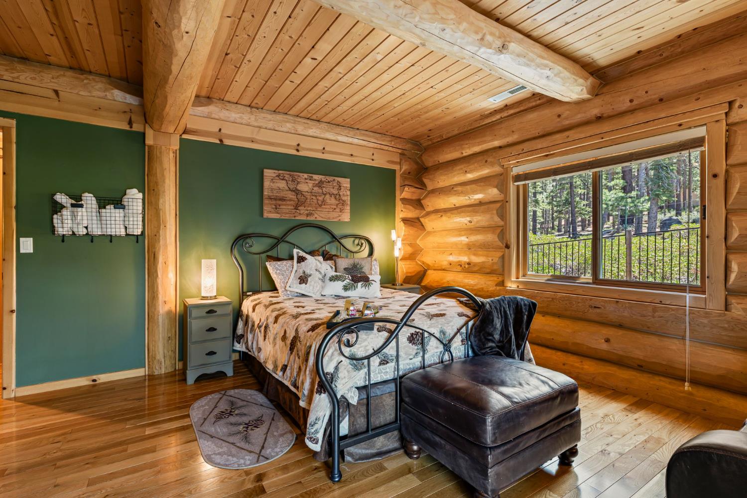 3589 Rocky Point Road South Lake Tahoe, CA 96150 - Photo 22 of 95 a bedroom with furniture and a window