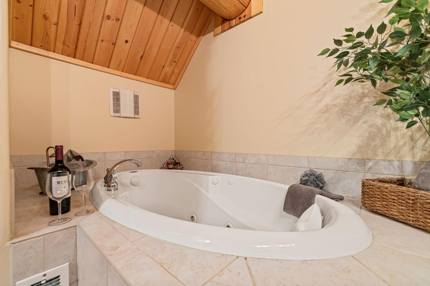 3589 Rocky Point Road South Lake Tahoe, CA 96150 - Photo 43 of 95 a bathroom with a bathtub and a sink