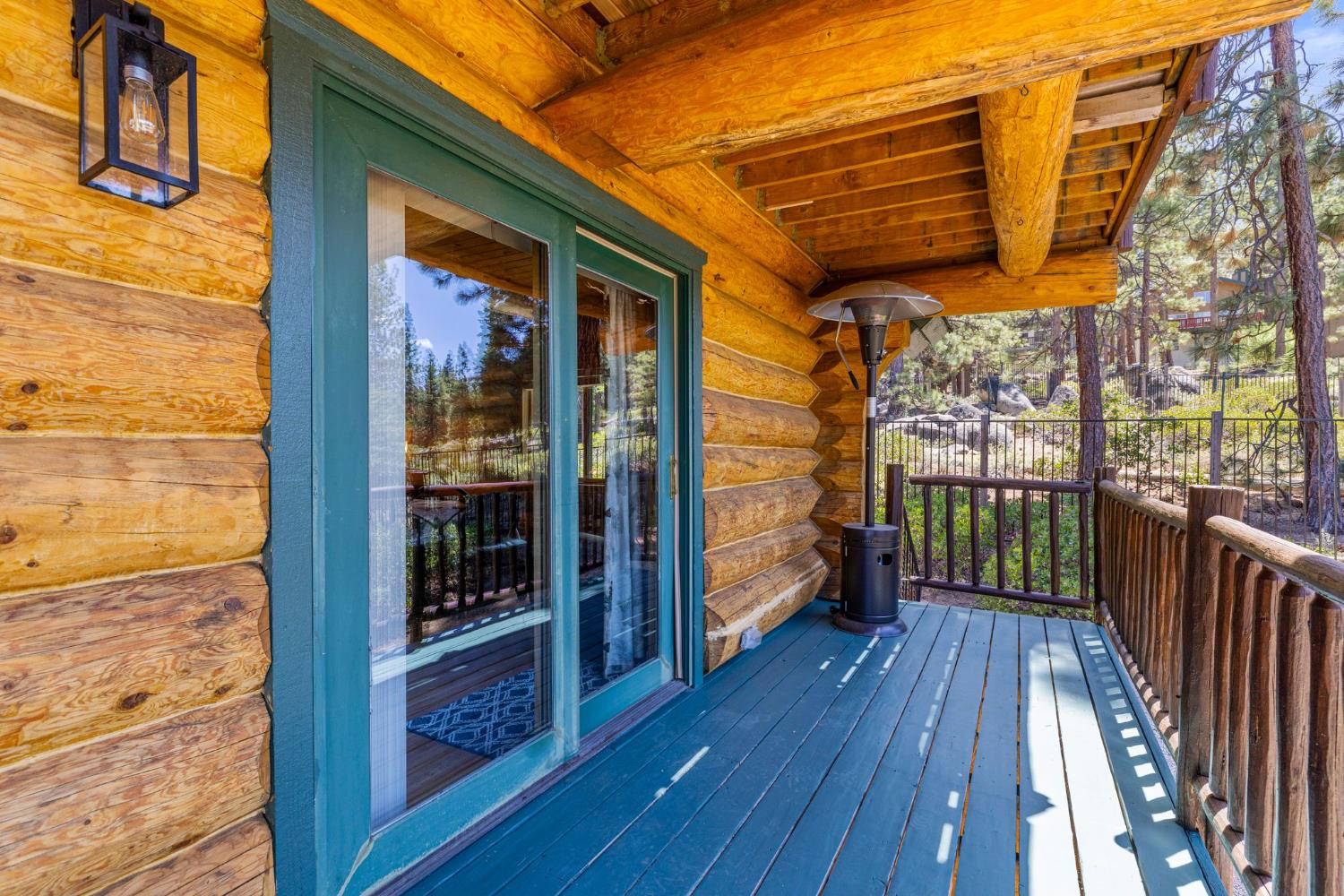 3589 Rocky Point Road South Lake Tahoe, CA 96150 - Photo 69 of 95 a view of a room with wooden floor and iron stairs