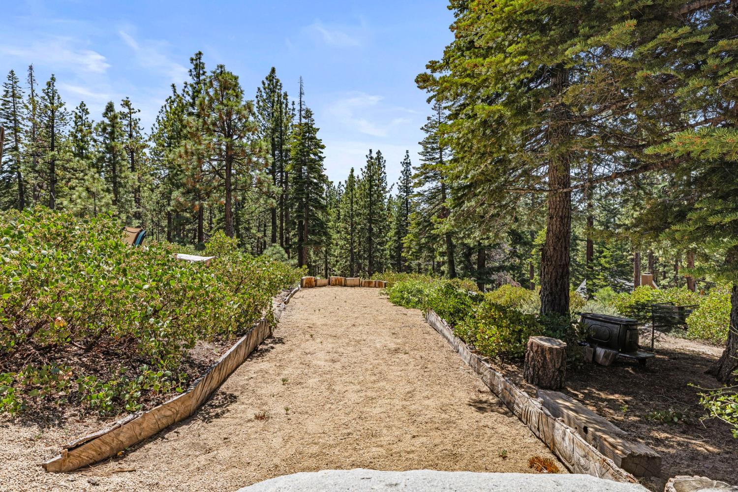 3589 Rocky Point Road South Lake Tahoe, CA 96150 - Photo 82 of 95 a view of a pathway with a yard