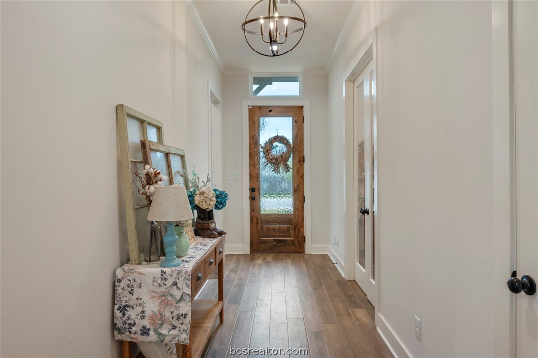 4357 Fox River Lane Bryan, TX 77802 - Photo 2 of 24 a view of entryway with wooden floor