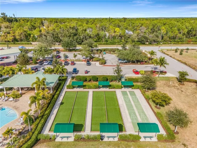 a view of yard with an ocean view