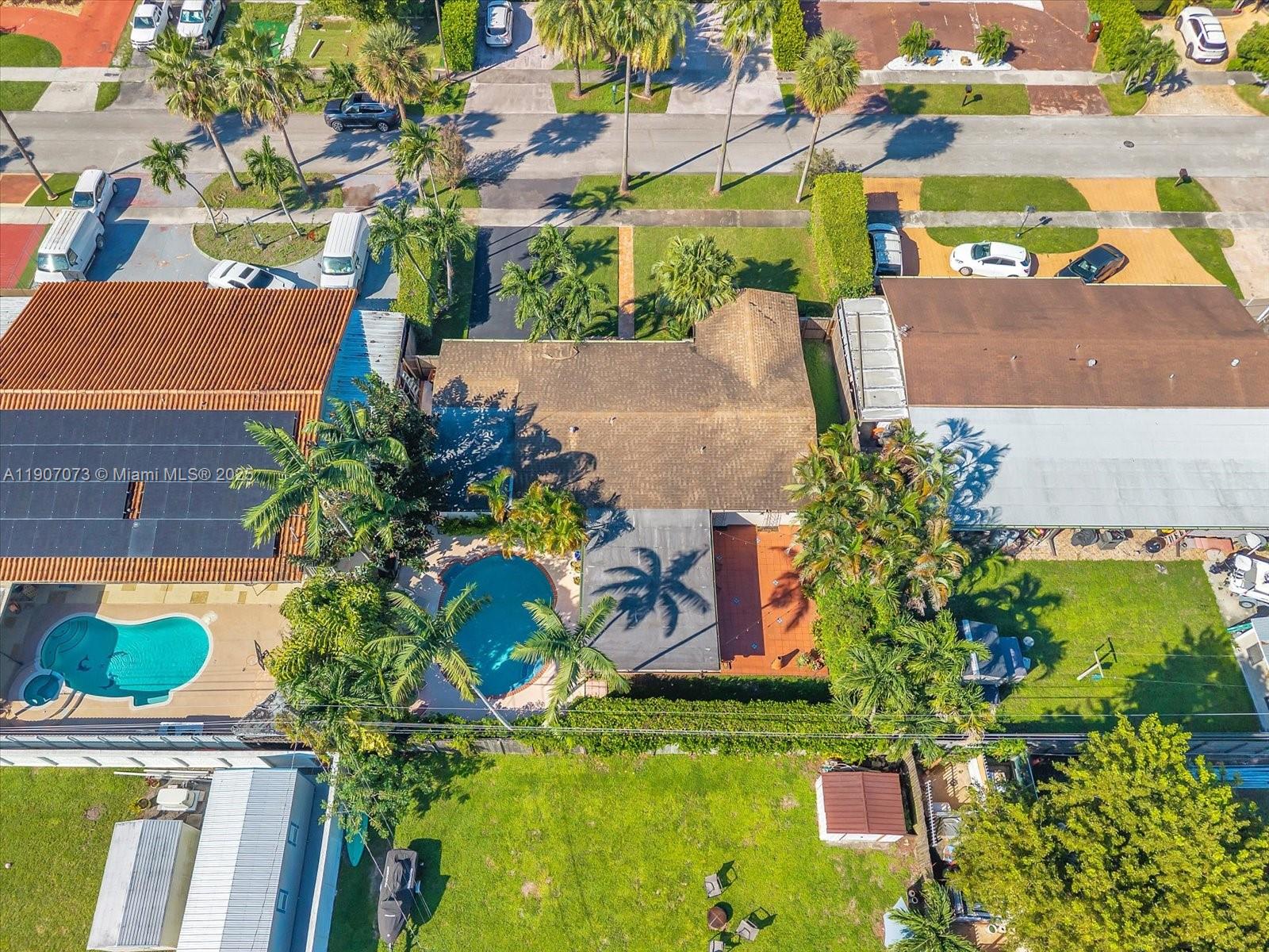 1300 West 77th Street Hialeah, FL 33014 - Photo 35 of 41 an aerial view of residential houses with yard