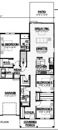 636 Harvest Road Hartford, WI 53027 - Photo 12 of 12 Floor Plan