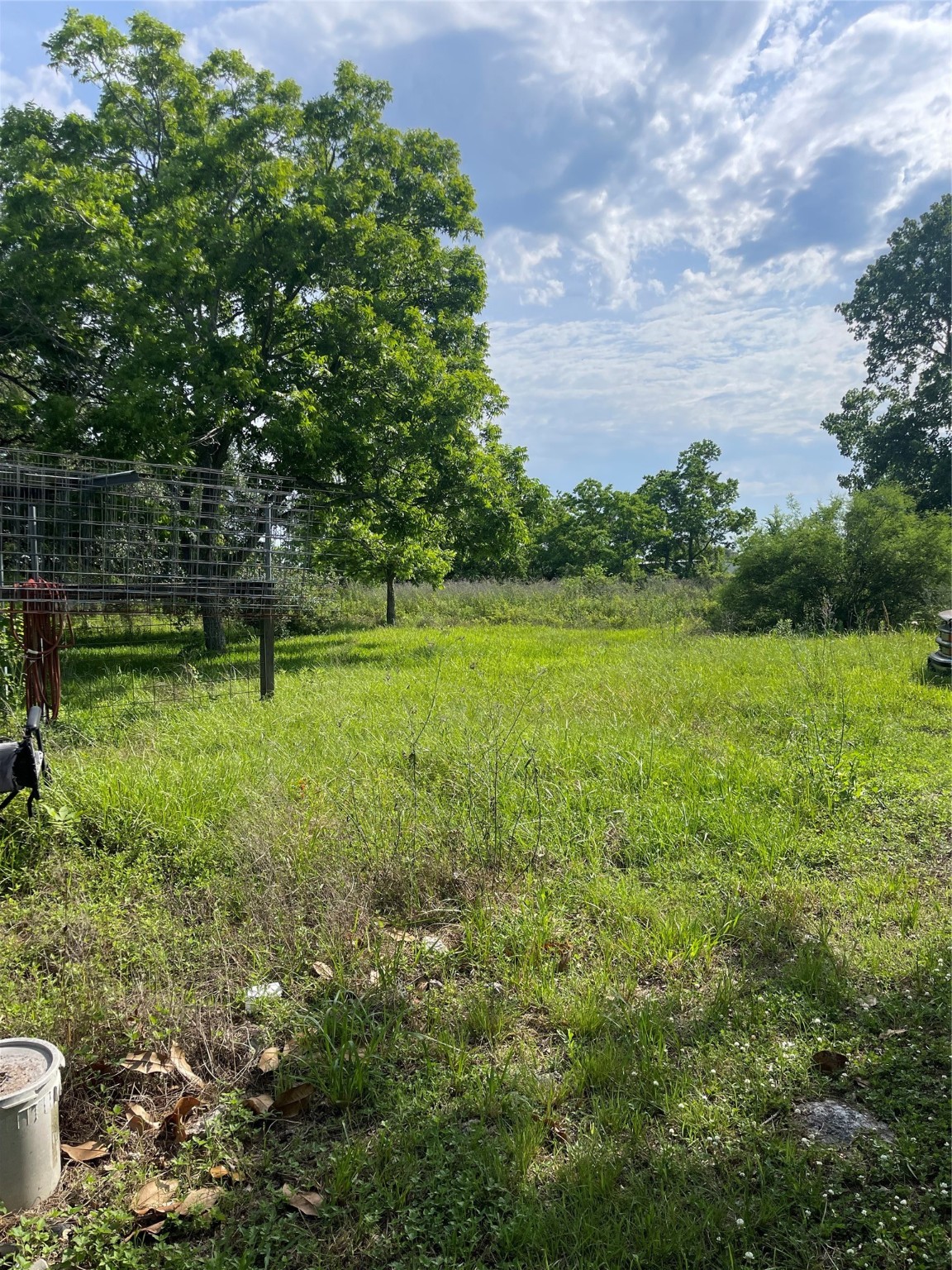 16719 McLean Road Pearland, TX 77584 - Photo 3 of 15 a view of a garden with a bench