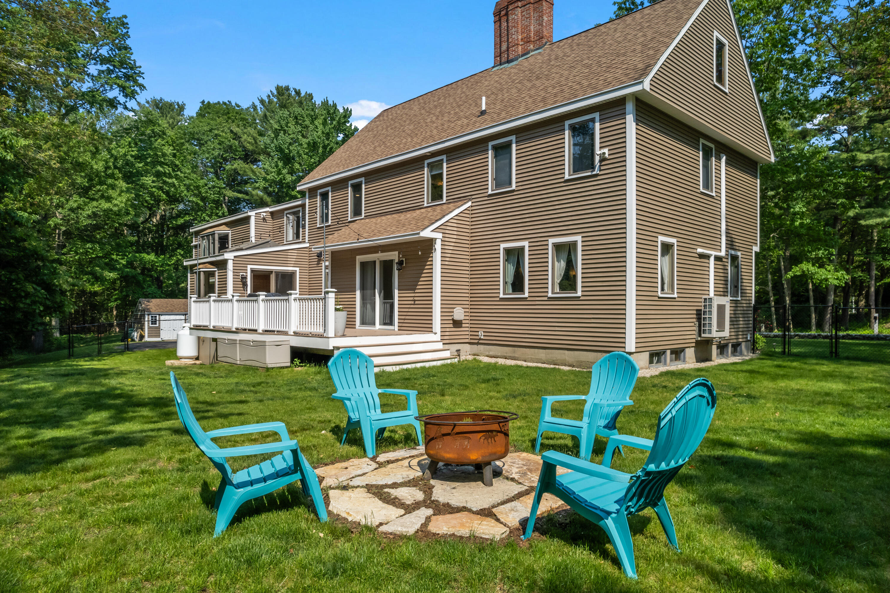 106 Fieldstone Estates Road York, ME 03909 - Photo 54 of 64 Rear Yard Firepit