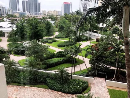 a view of a garden
