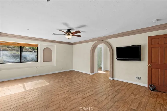 a view of a livingroom with a fireplace