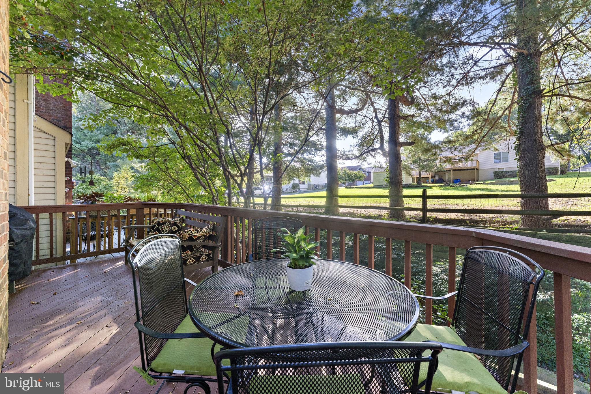 10934 Rocky Mt Way Silver Spring, MD 20902 - Photo 13 of 51 a balcony with wooden floor table and chairs