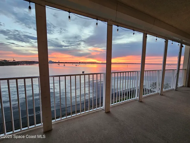 a view of a lake with houses