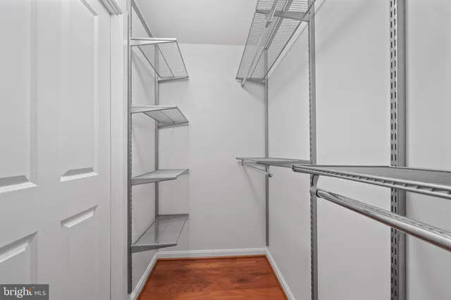 a view of walk in closet