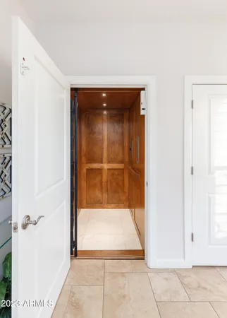 a bathroom with a tub