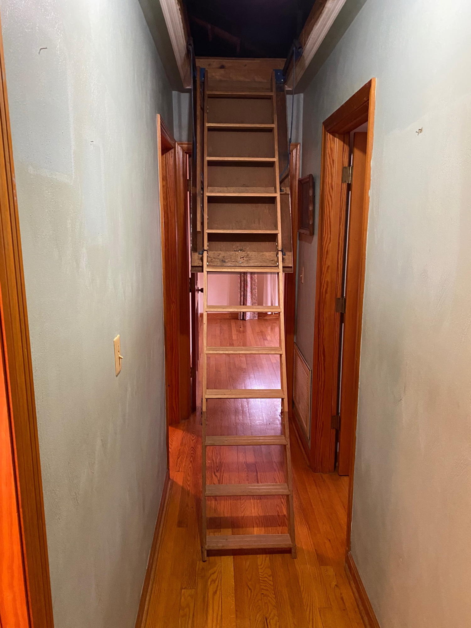 2097 Sandy Level Road Goodview, VA 24095 - Photo 18 of 43 a view of walk in closet with empty racks