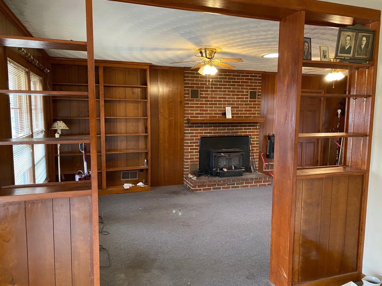 2097 Sandy Level Road Goodview, VA 24095 - Photo 20 of 43 a view of a livingroom with furniture and fire place