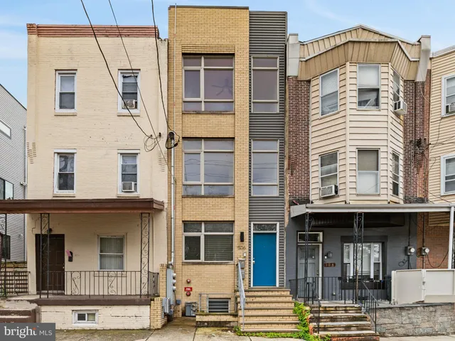 a view of a building with a window