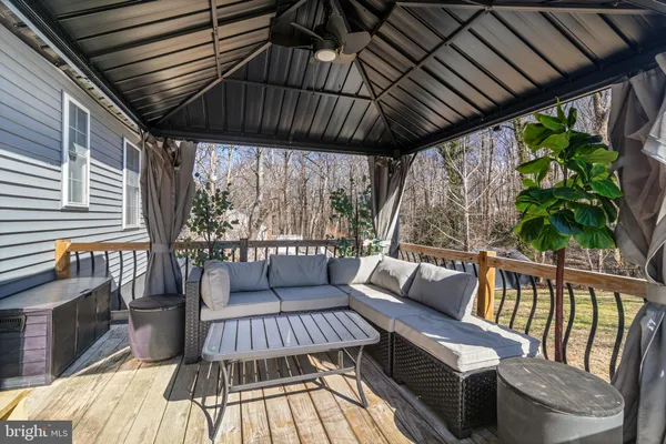 a view of outdoor space with seating