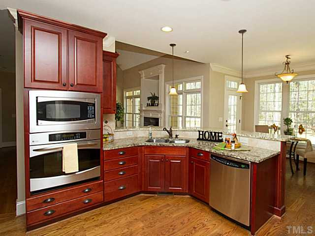 3608 Nether Ridge Road Zebulon, NC 27597 - Photo 8 of 25 Kitchen open to nook & lvg room