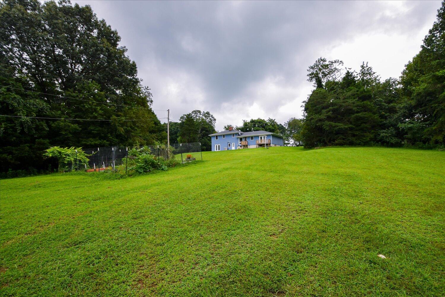 1316 Dudley Road Moneta, VA 24121 - Photo 37 of 37 a view of a grassy field with trees in the background