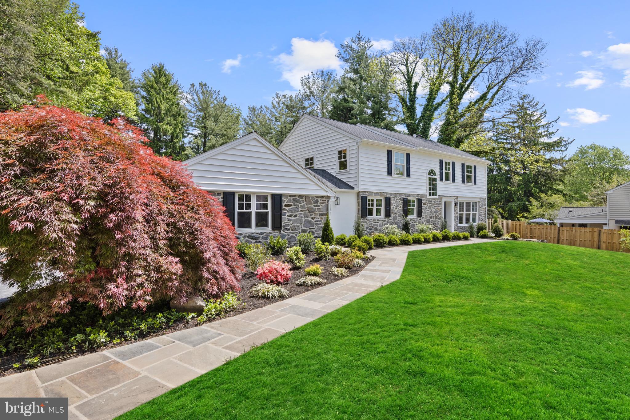 1611 Lark Lane Villanova, PA 19085 - Photo 1 of 67 Welcoming new slate walkway and landscaping