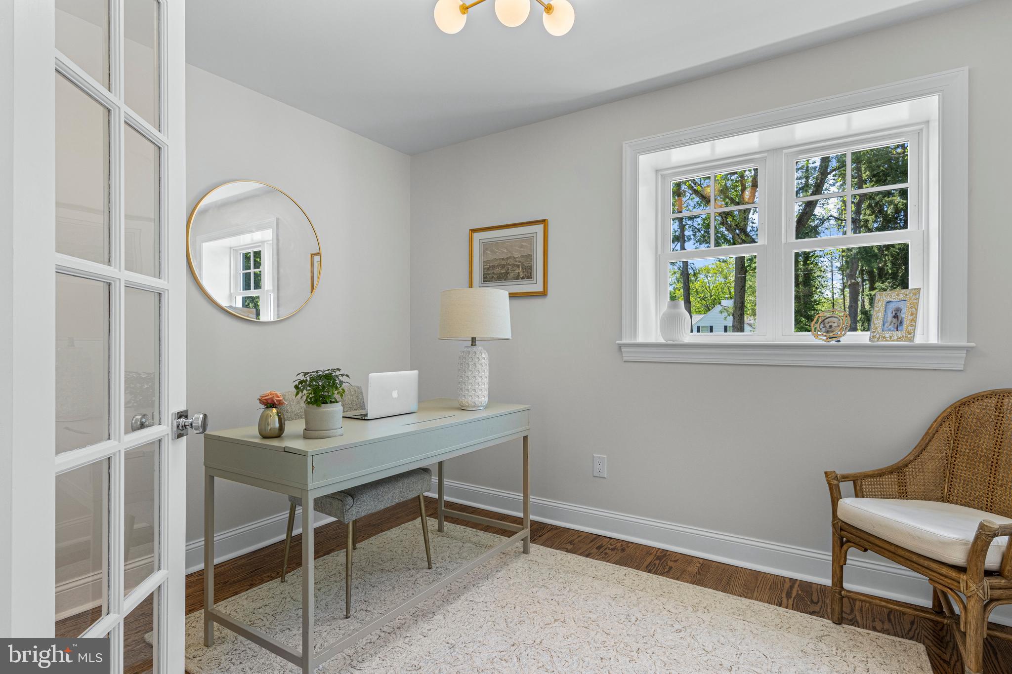 1611 Lark Lane Villanova, PA 19085 - Photo 24 of 67 Home office with glass doors for quiet