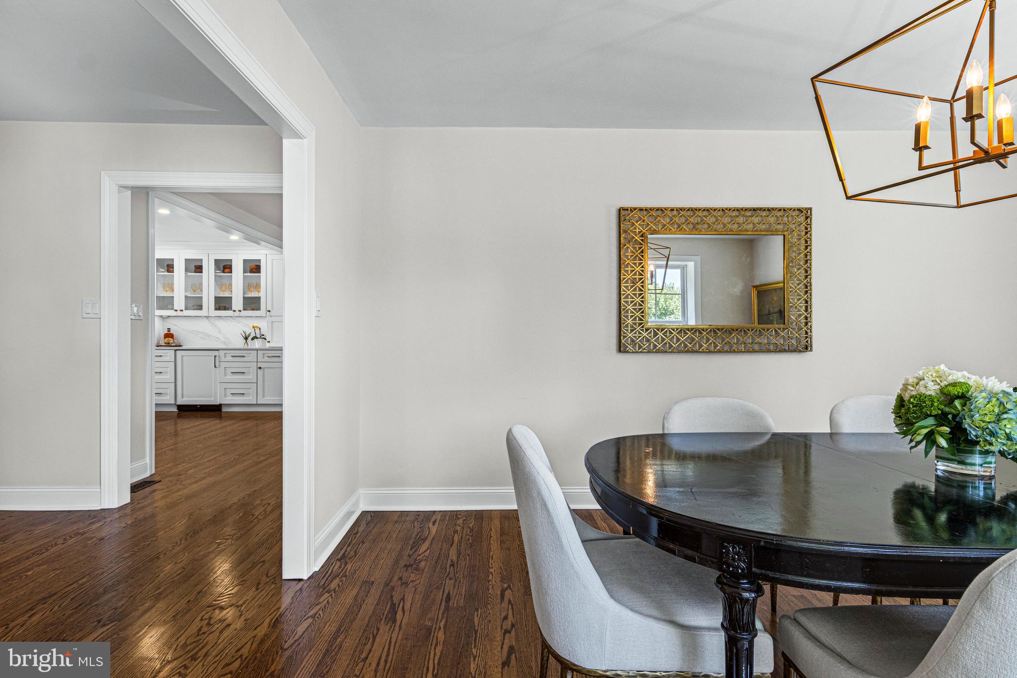 1611 Lark Lane Villanova, PA 19085 - Photo 5 of 67 Dining Rm off foyer w/ view towards kitchen