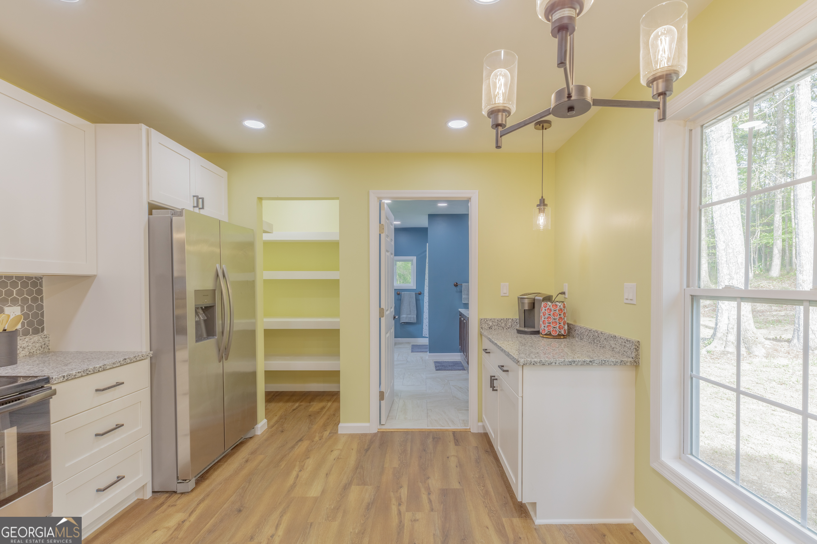 765 Greenbush Road LaFayette, GA 30728 - Photo 15 of 68 a view of walk in closet with window and wooden floor