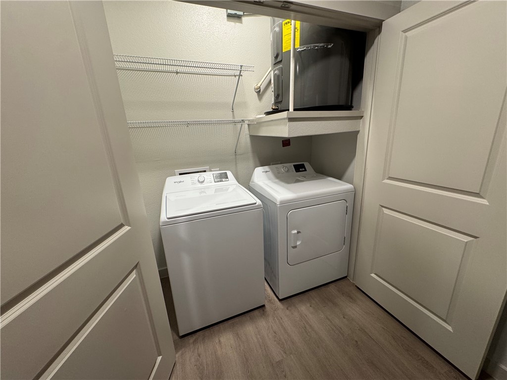 6000 Jones Road, Unit 4211 Bryan, TX 77807 - Photo 17 of 19 a utility room with dryer and washer