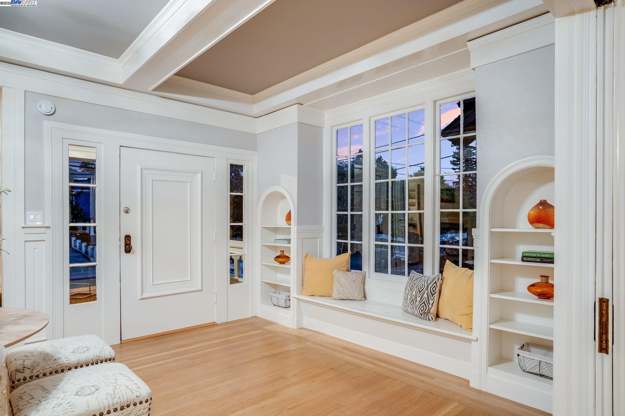 1247 Sherman Street Alameda, CA 94501 - Photo 12 of 50 a bedroom with a bed and a large window