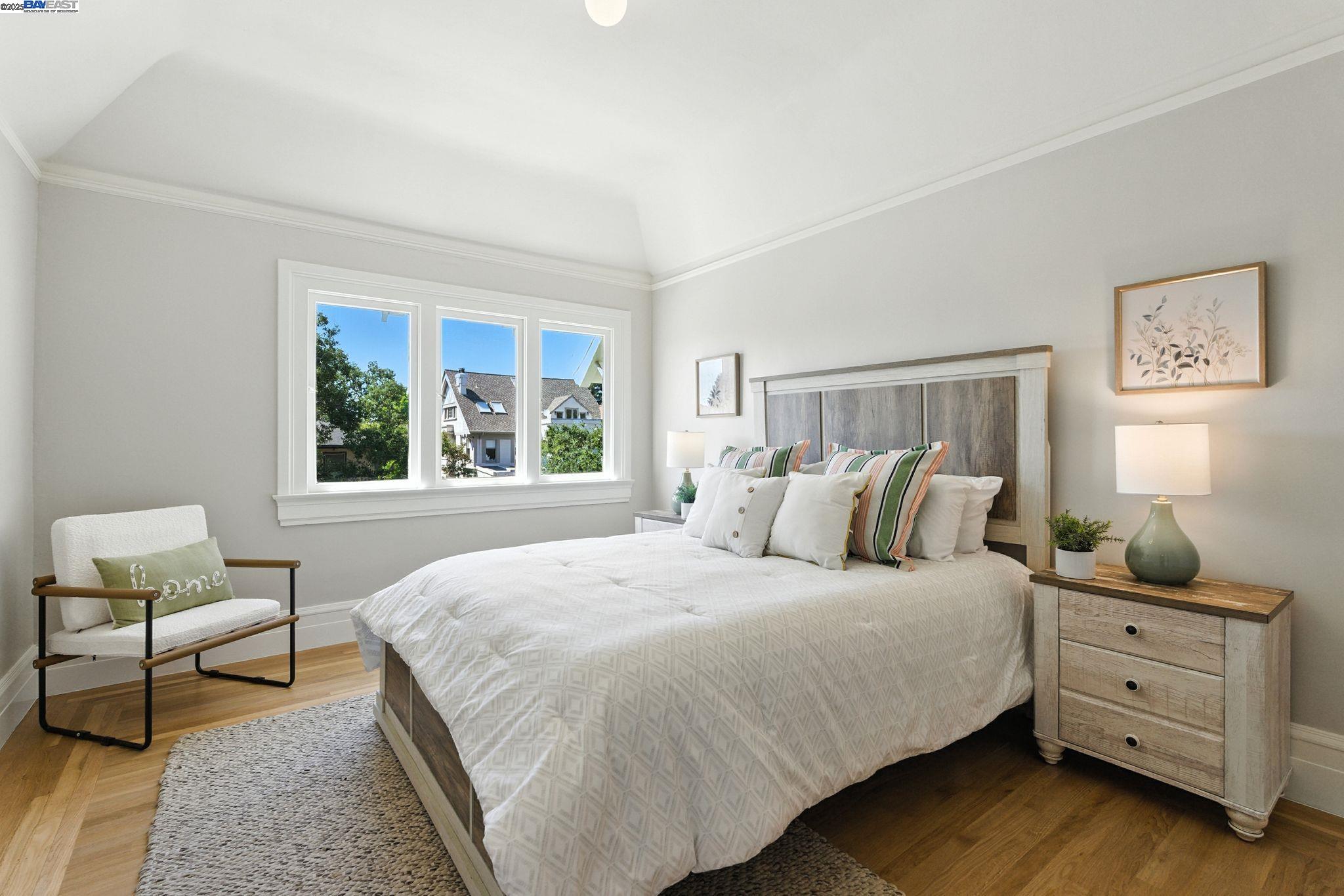 1247 Sherman Street Alameda, CA 94501 - Photo 30 of 50 a bedroom with a bed and window