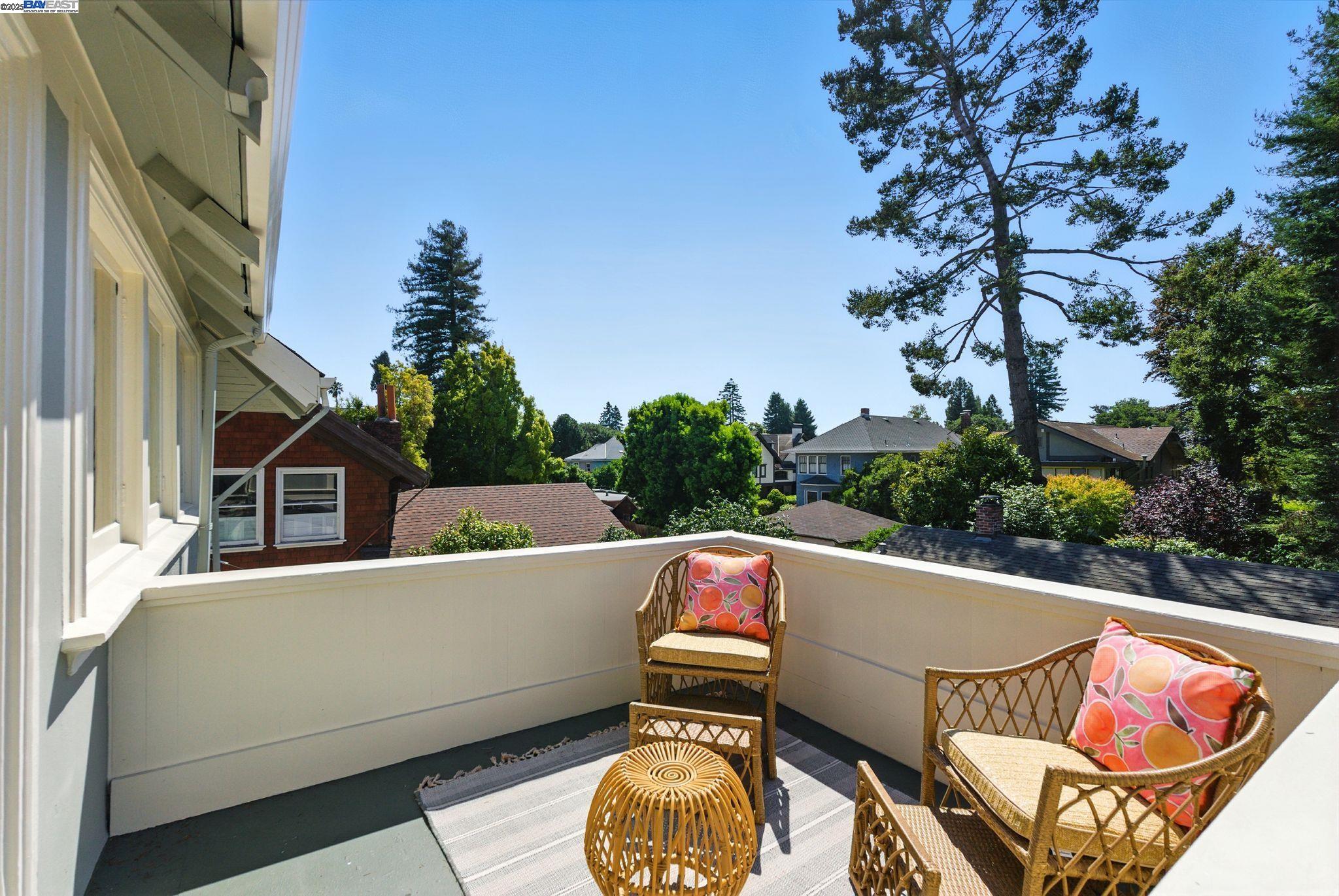 1247 Sherman Street Alameda, CA 94501 - Photo 34 of 50 a view of a chairs and table in the roof deck