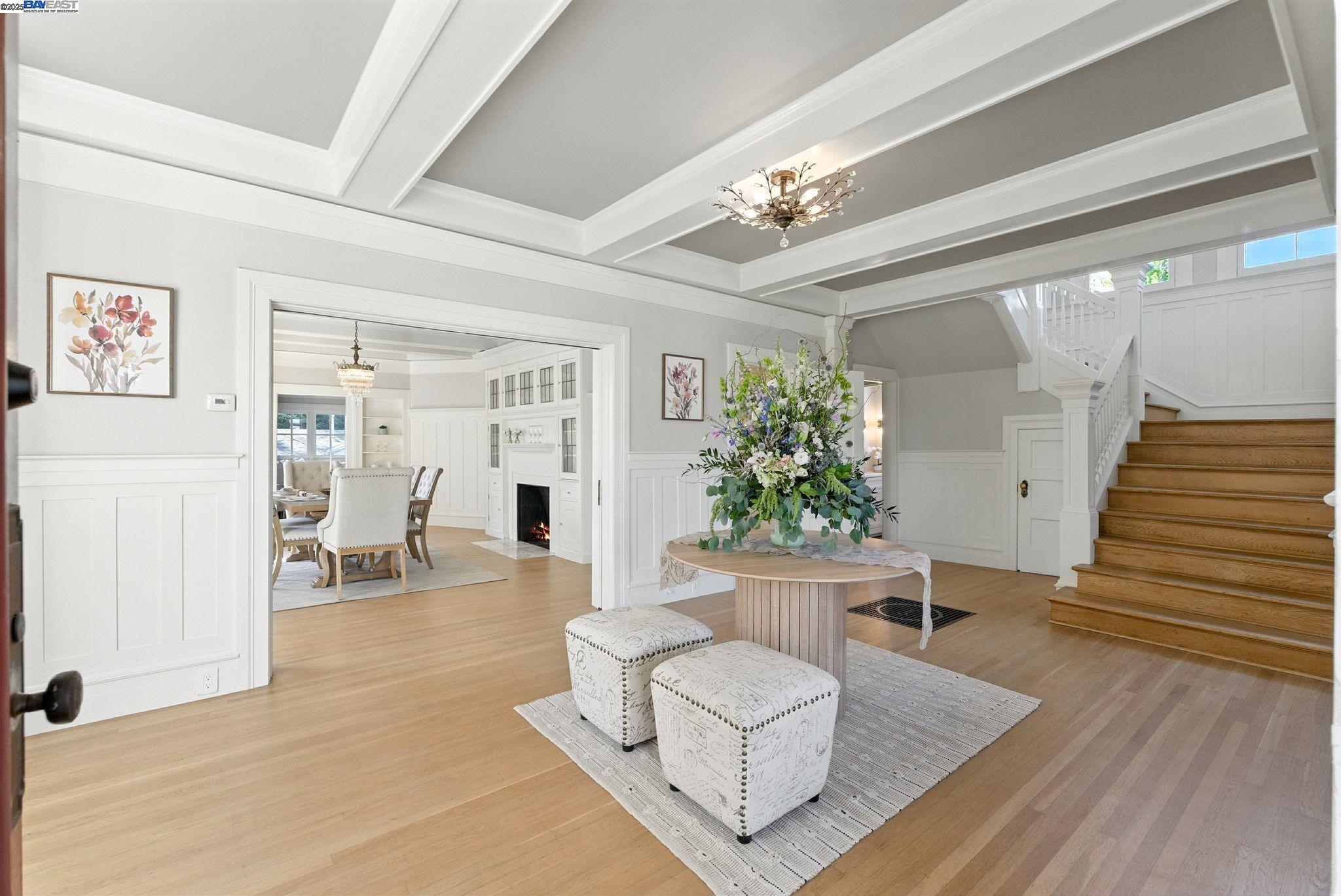 1247 Sherman Street Alameda, CA 94501 - Photo 40 of 50 a living room with furniture and a chandelier