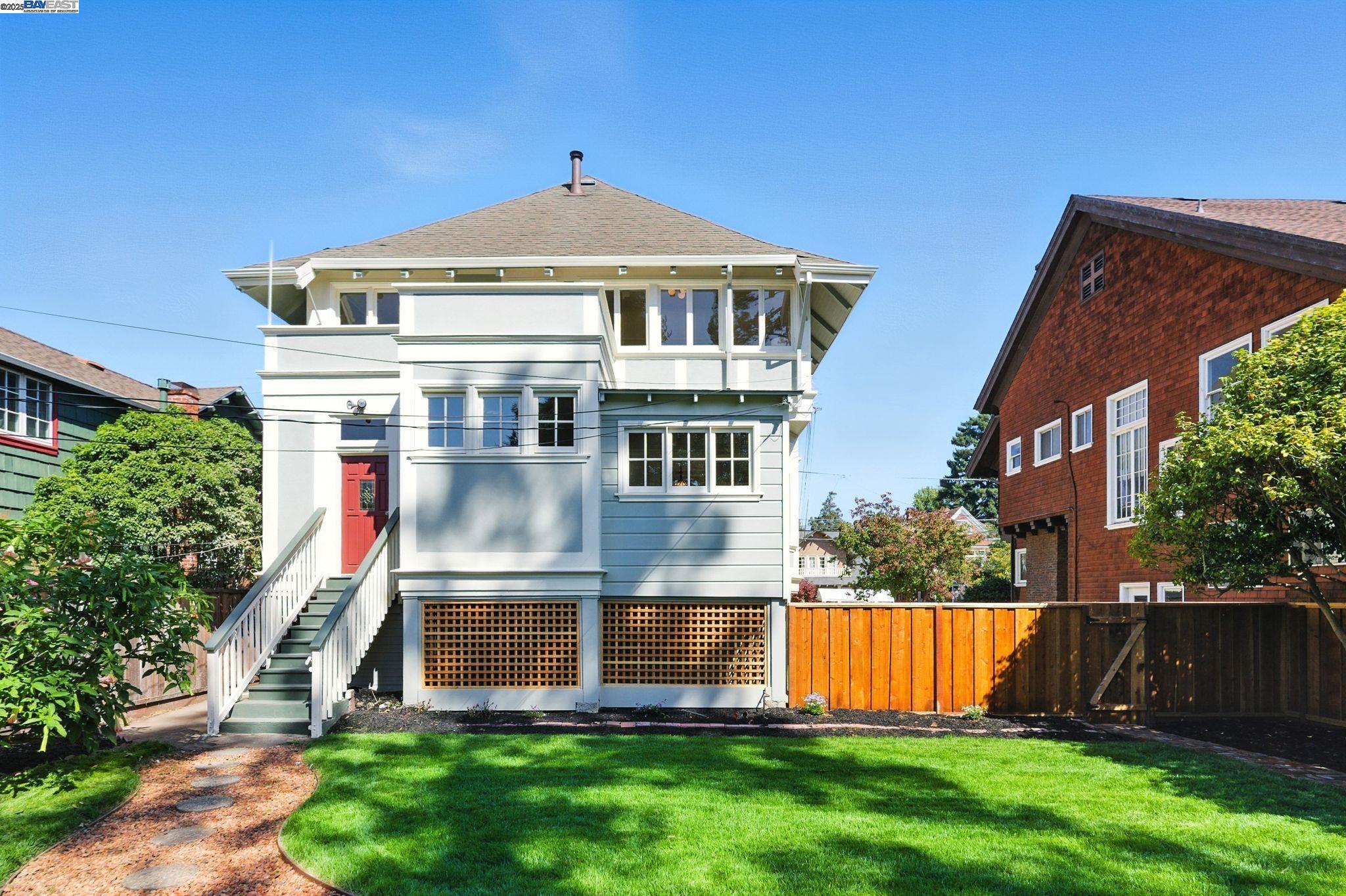 1247 Sherman Street Alameda, CA 94501 - Photo 6 of 50 front view of a house with a yard