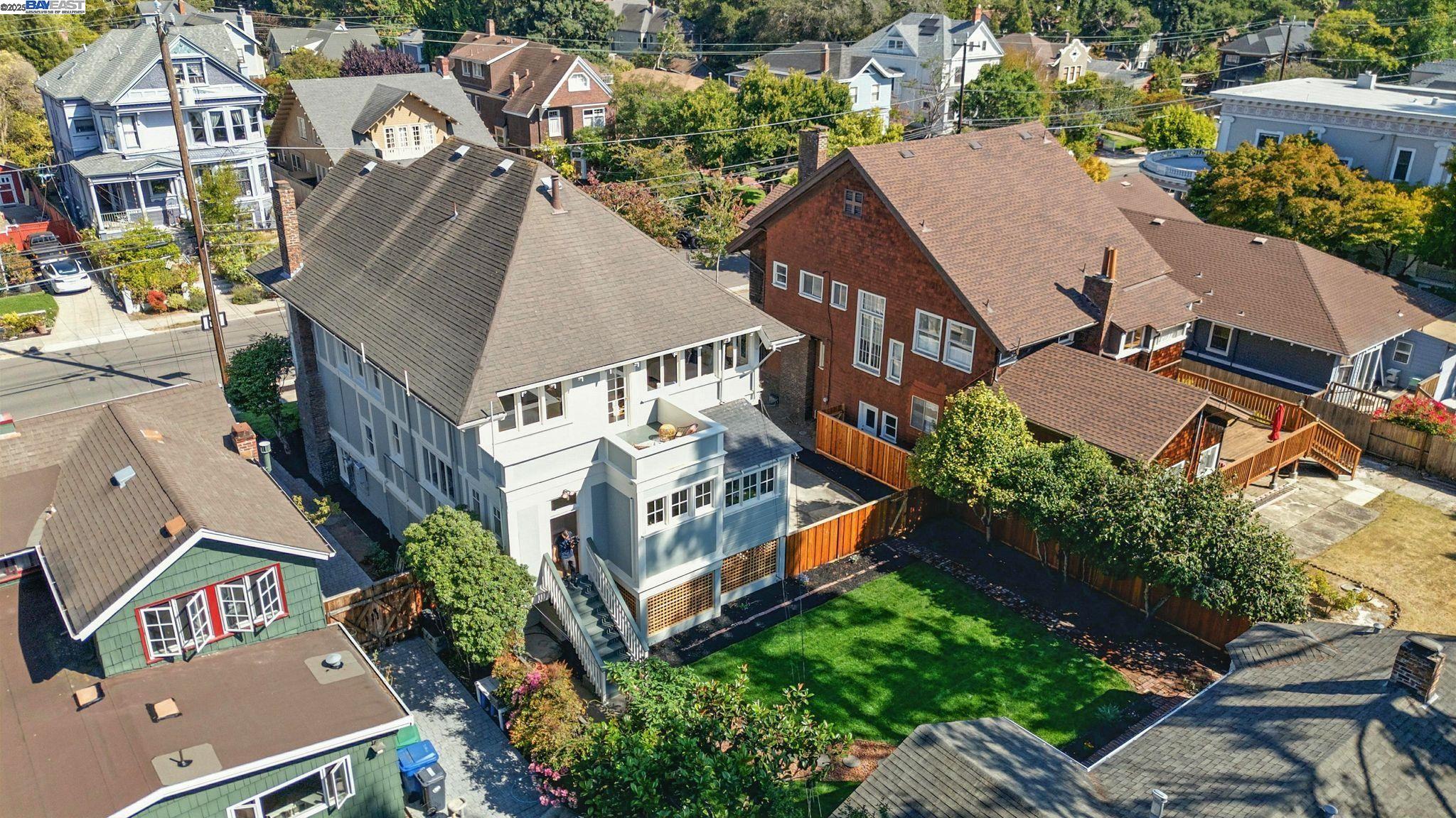 1247 Sherman Street Alameda, CA 94501 - Photo 10 of 50 an aerial view of a house