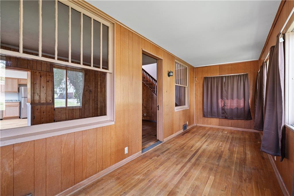 718 Mercer Road Beaver Falls, PA 15010 - Photo 11 of 44 a view of an entryway with wooden floor and door