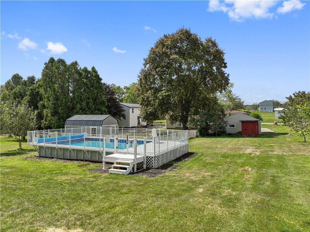 718 Mercer Road Beaver Falls, PA 15010 - Photo 28 of 44 a view of a house with a yard balcony and sitting area