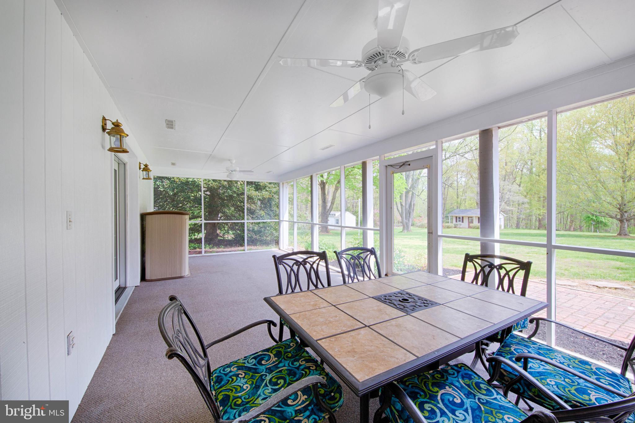 1710 Parkvue Road Fallston, MD 21047 - Photo 32 of 40 Screened-in Porch with Two Ceiling Fans