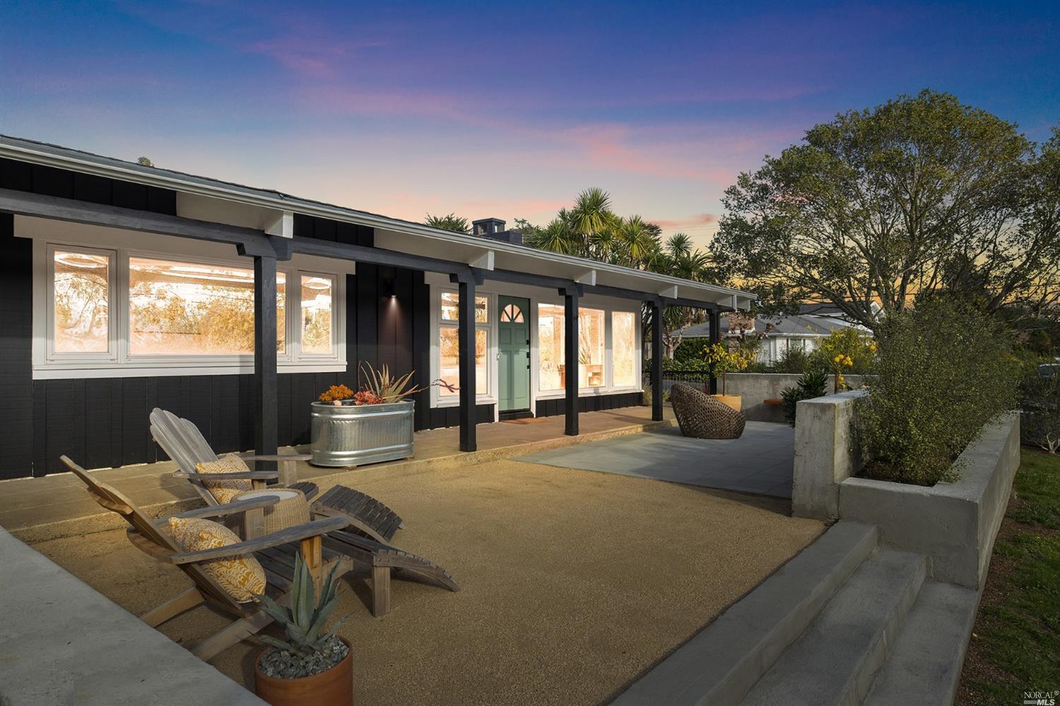 9 Bay Vista Drive Mill Valley, CA 94941 - Photo 33 of 34 a view of a patio with couches table and chairs and potted plants