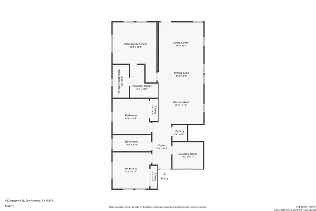 $1,649 | 422 Azucena Street, San Antonio, TX 78237