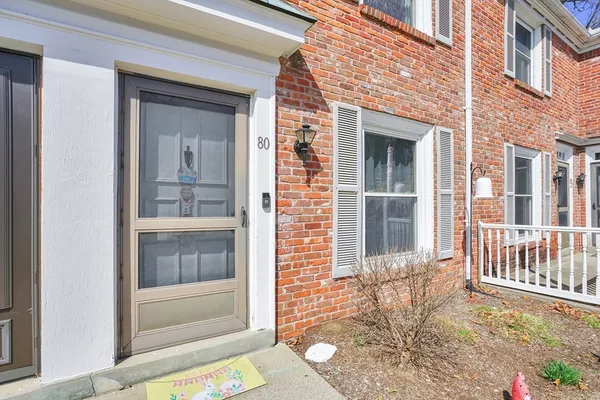 a view of front door of house