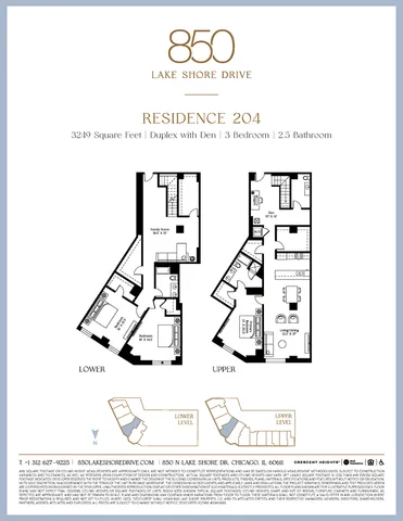 $1,455,000 | 850 North Lake Shore Drive, Unit 204, Chicago, IL 60611