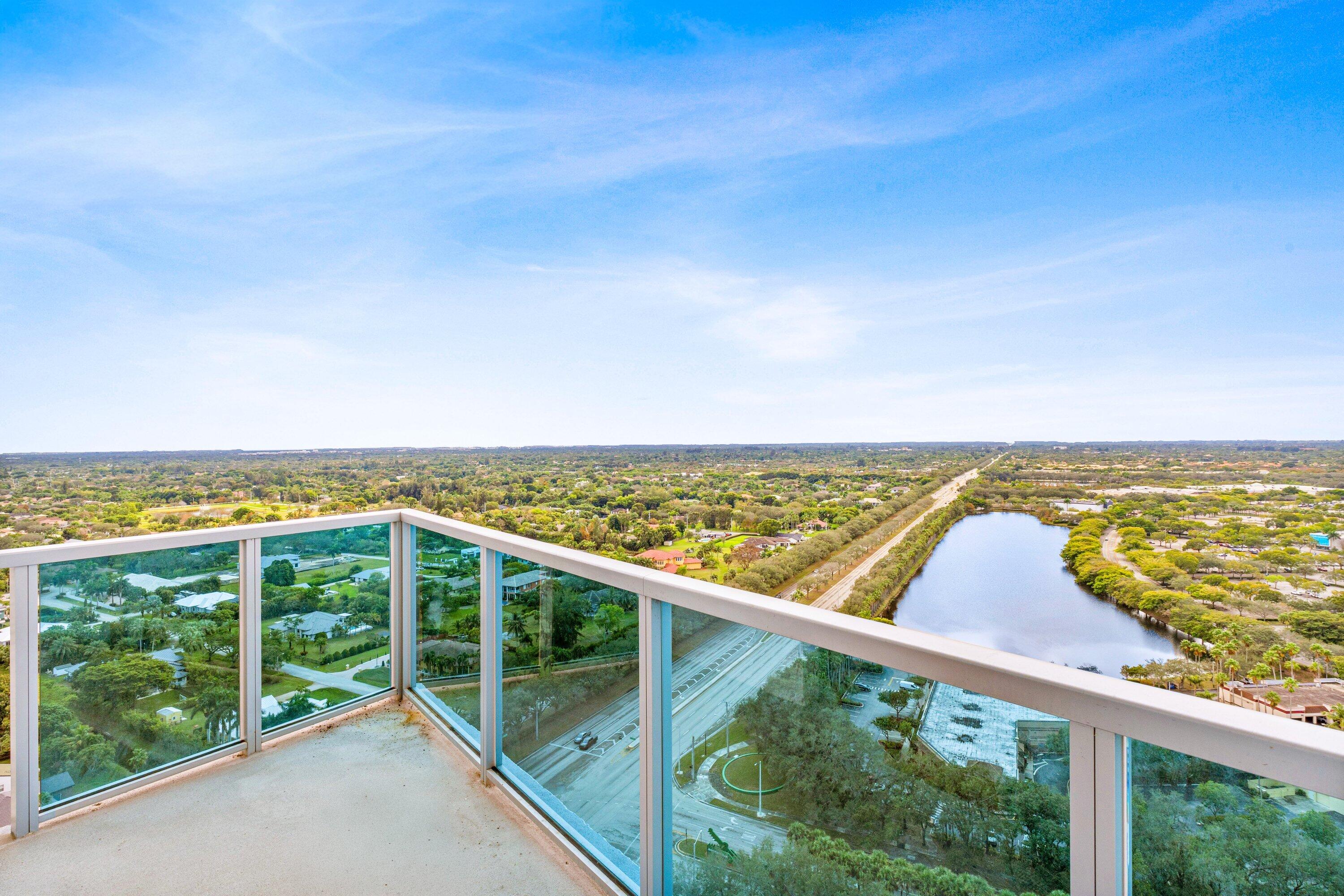 2641 North Flamingo Road, Unit 2701N Sunrise, FL 33323 - Photo 20 of 38 a view of a city skyline from a balcony