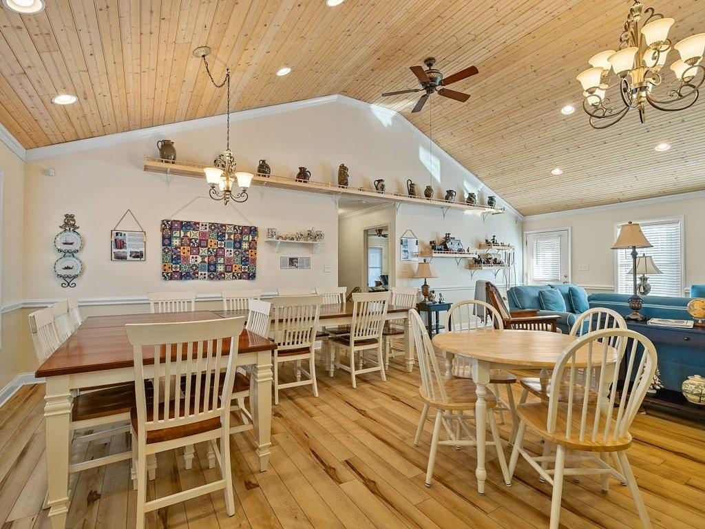 3245 Holly Road Connelly Springs, NC 28612 - Photo 15 of 39 a very nice looking dining room with a large window and stainless steel appliances