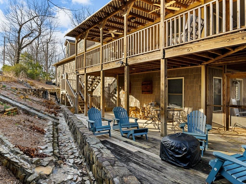 3245 Holly Road Connelly Springs, NC 28612 - Photo 29 of 39 a view of a house with a patio