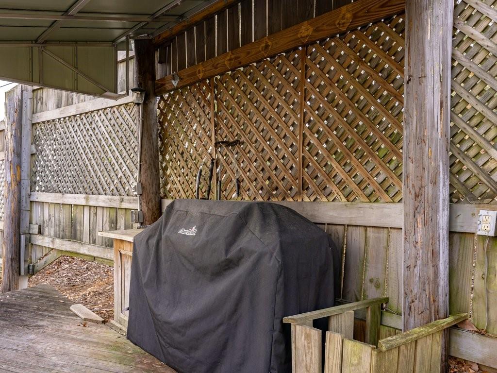 3245 Holly Road Connelly Springs, NC 28612 - Photo 31 of 39 a view of balcony with wooden floor