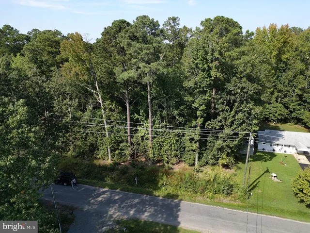 an aerial view of a residential houses with yard