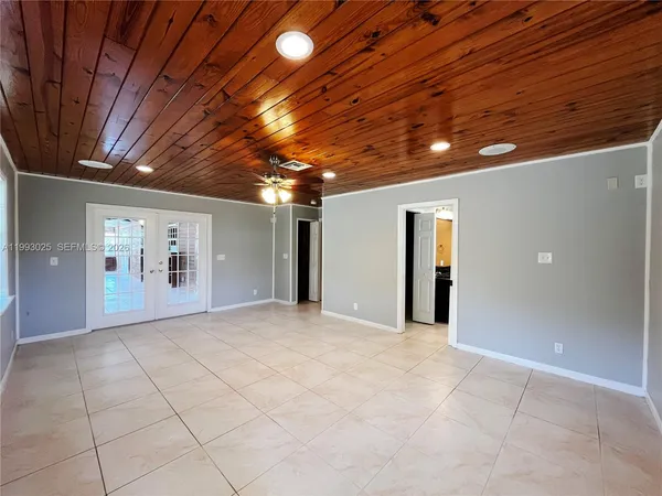 wooden floor in a gallery