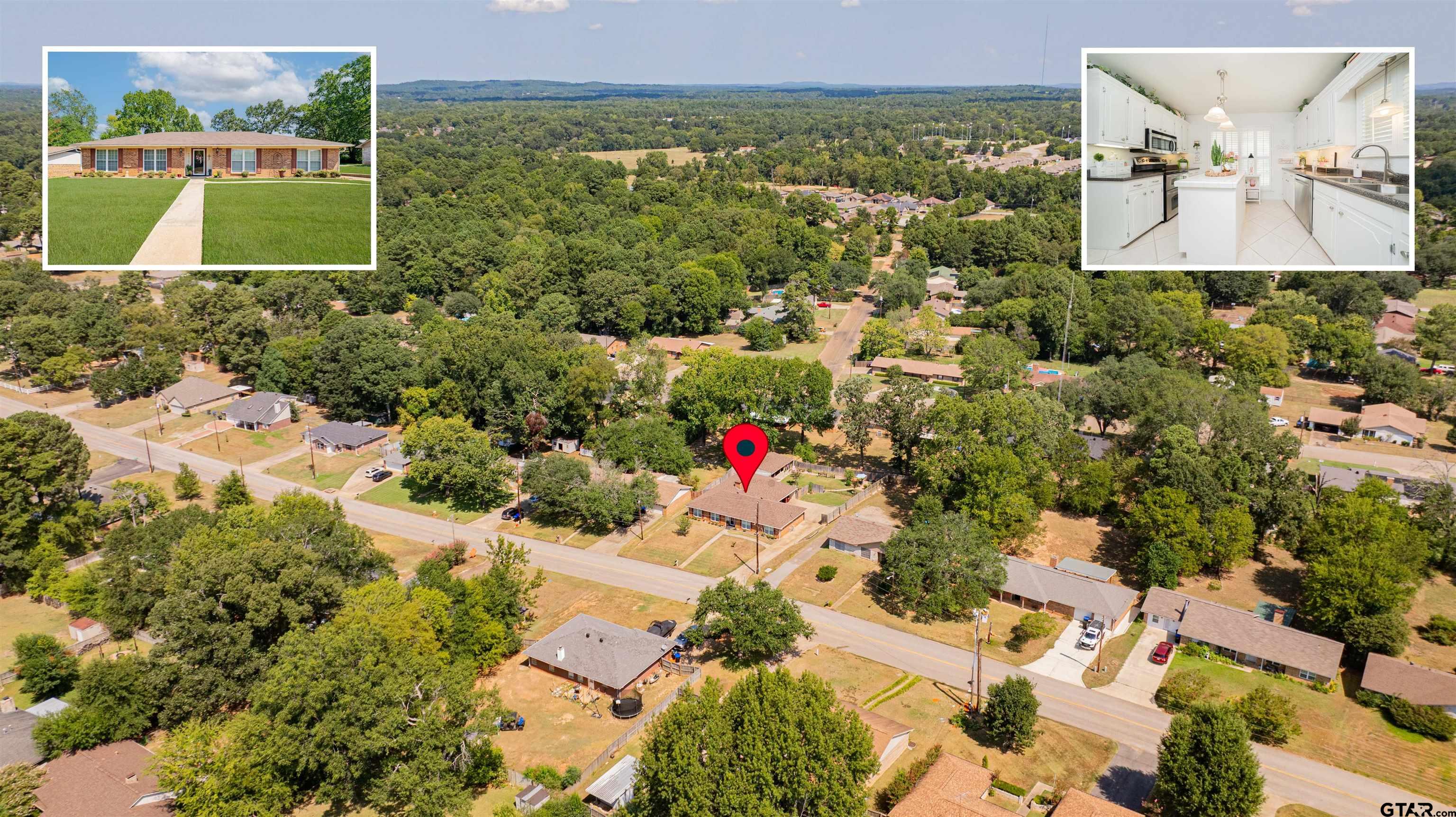 209 Cheryl Street Longview, TX 75604 - Photo 41 of 41 an aerial view of residential houses with outdoor space
