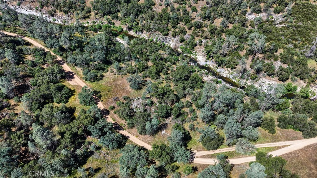 80 Polk Ranch Road Coarsegold, CA 93614 - Photo 8 of 31 Aerial view of where to Park where there is a turn out before the two roads run parallel.