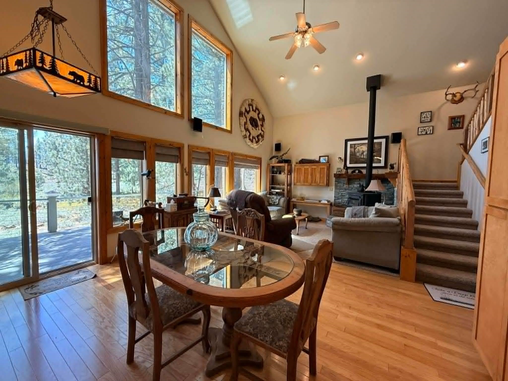 93 Juniper Road Beckwourth, CA 96129 - Photo 4 of 35 a view of a dining room with furniture window and wooden floor