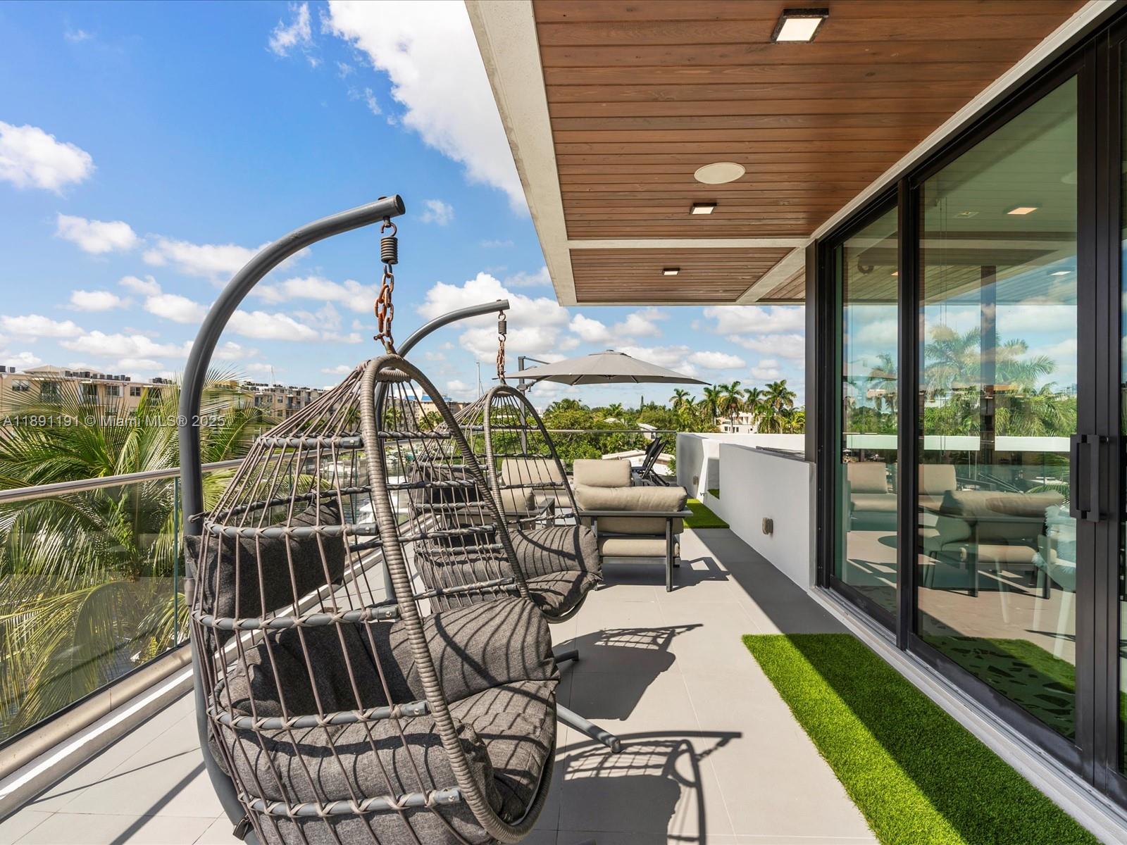 1736 Southeast 14th Street Fort Lauderdale, FL 33316 - Photo 39 of 54 a view of roof deck with patio